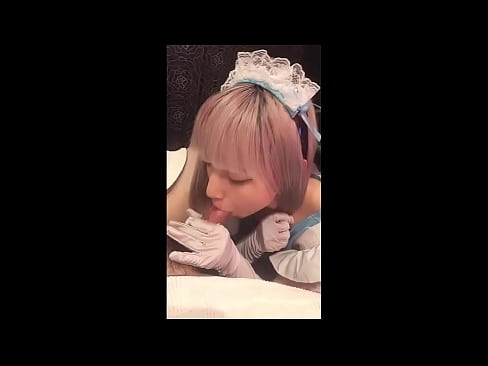 ❤️ بت ژاپنی [mayuka]، لباس خدمتکار فرانسوی، قسمت 1، دم دستی و حرکت تند و سریع با لوسیون ❌ فیلم لعنتی در ما ❌️